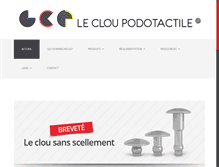 Tablet Screenshot of lecloupodotactile.com